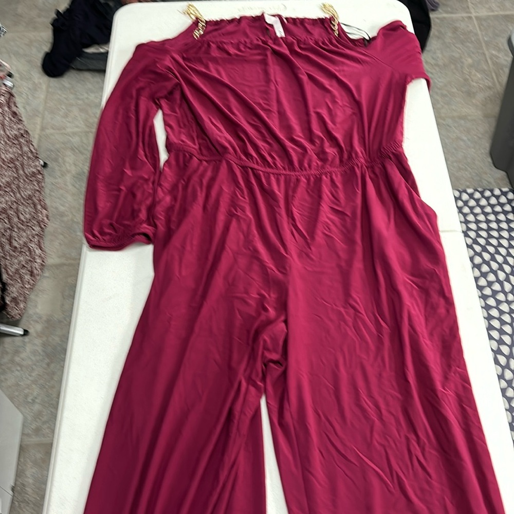 1XP magenta jumpsuit